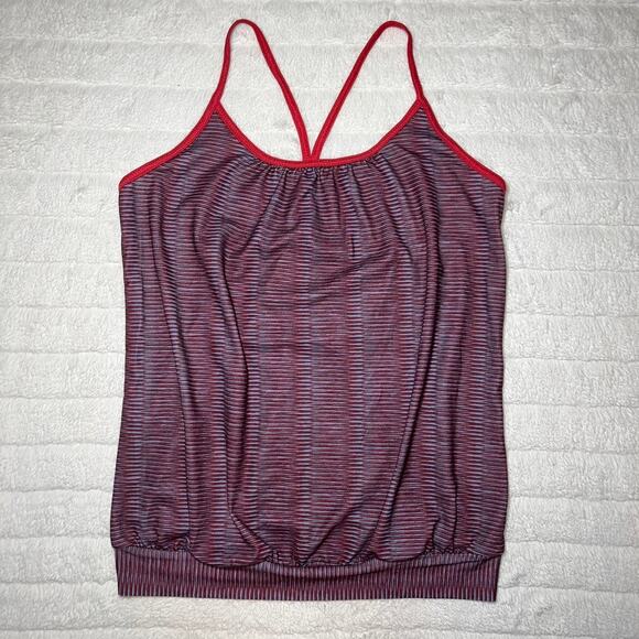 PrAna Red and Purple Racerback Skinny Strap Tank Top - Picture 1 of 7